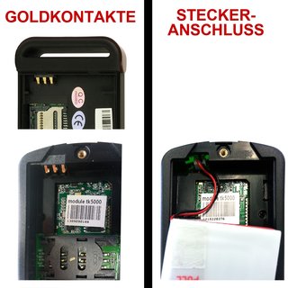 MEGAPAKET 2: wasserdichte Akku-Magnetbox 17600 mAh fr TK104 und TK5000 bis 10.2014 Goldkontakte