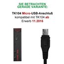KFZ-Kabel mit Micro-USB-Stecker für TK104 ab Nov. 2016